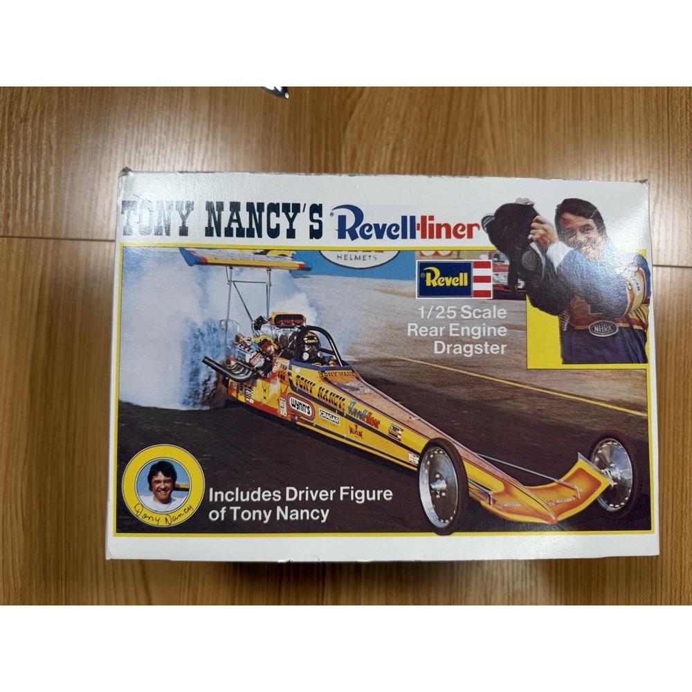 Revell 1/25 Tony Nancy's Revell-liner Top Fuel Dragster Model Kit 4151 Open Box